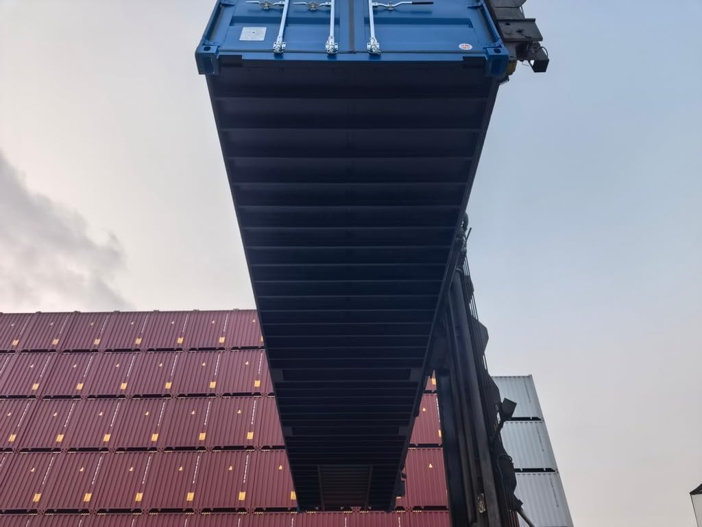 Industrial-Grade High Cube Shipping Container - New for Secure Transport, Spacious Storage, and Versatile Construction Solutions | Robust Metal Container for Shipping, Warehousing (40FT HC)
