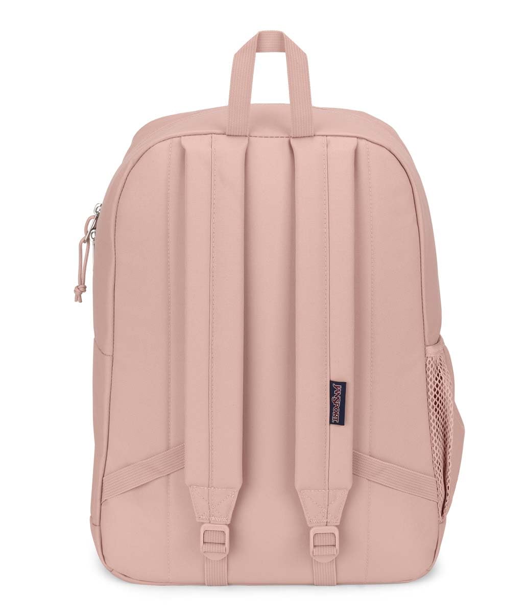 JanSport Cross Town Plus Backpack - Large Main Compartment, Side Water Bottle Pocket, 15-Inch Padded Laptop Sleeve - Black