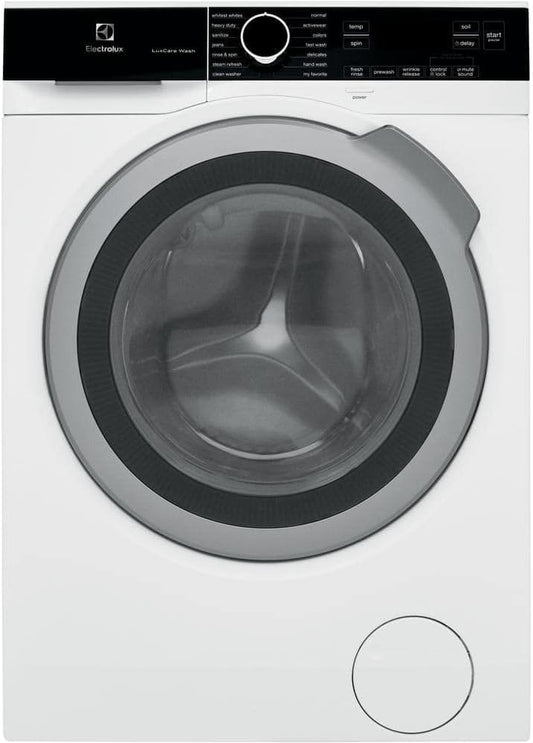 Electrolux 24 in 2.4 cu. ft. Compact Stackable Front Load Washer in White with LuxCare Wash and Steam Refresh