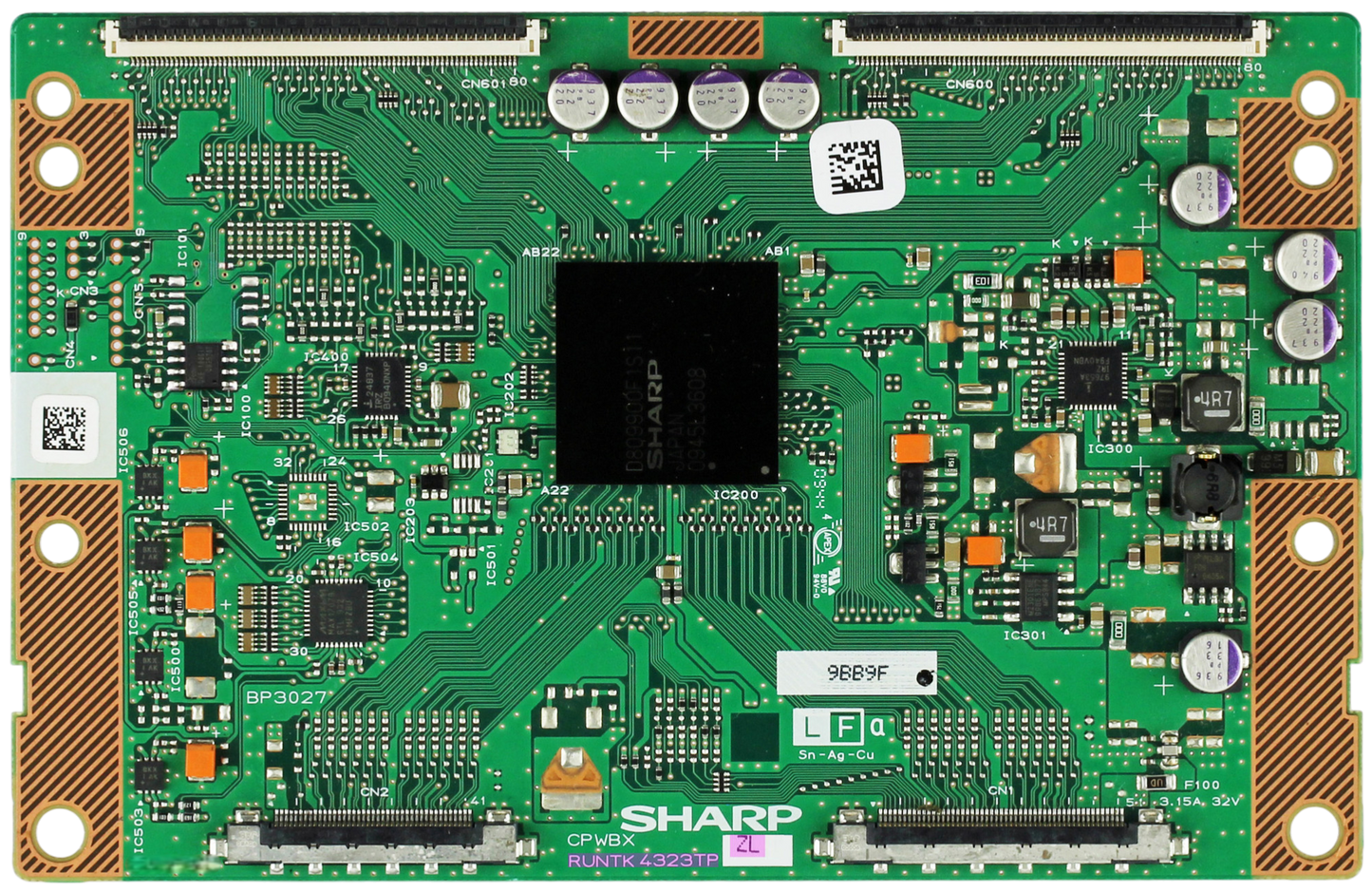 RUNTK4323TPZL LG T-Con, CPWBX4323TPZL, 52LD550-UB