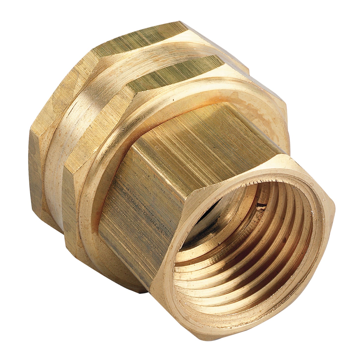 1/2" FPT x 3/4" FHT Brass Swivel 53037