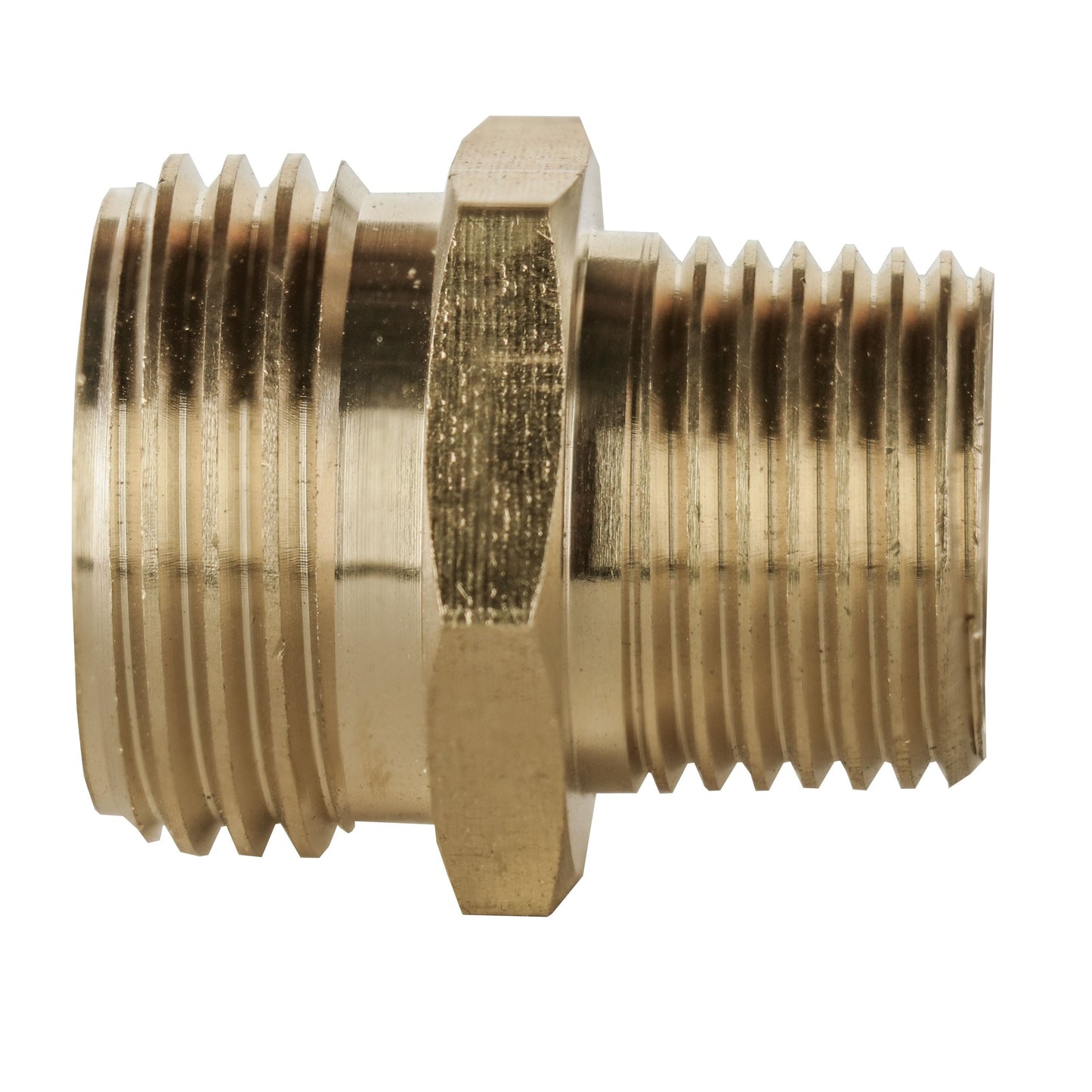 1/2" MPT x 3/4" MHT Brass Adapter | 53261