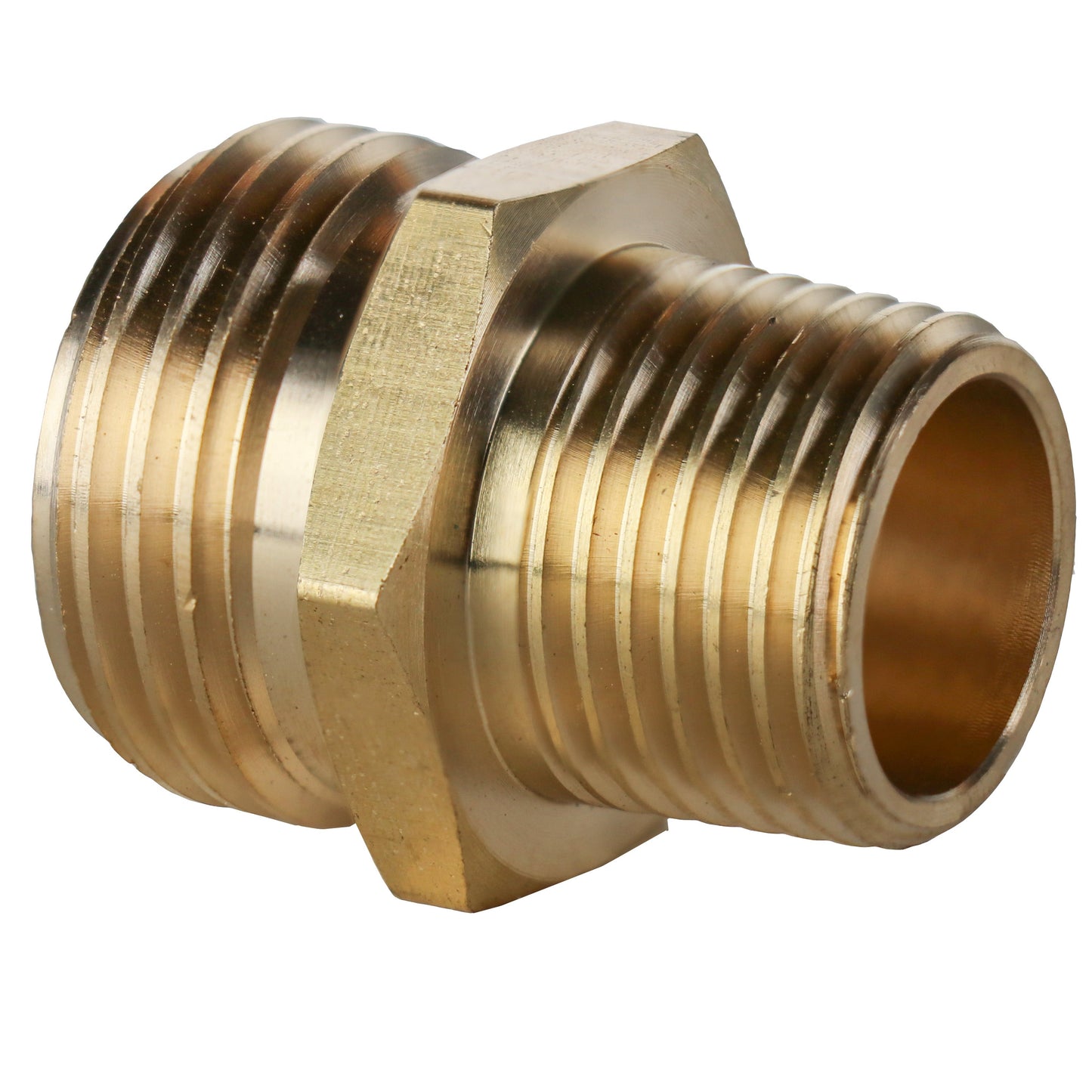 1/2" MPT x 3/4" MHT Brass Adapter | 53261