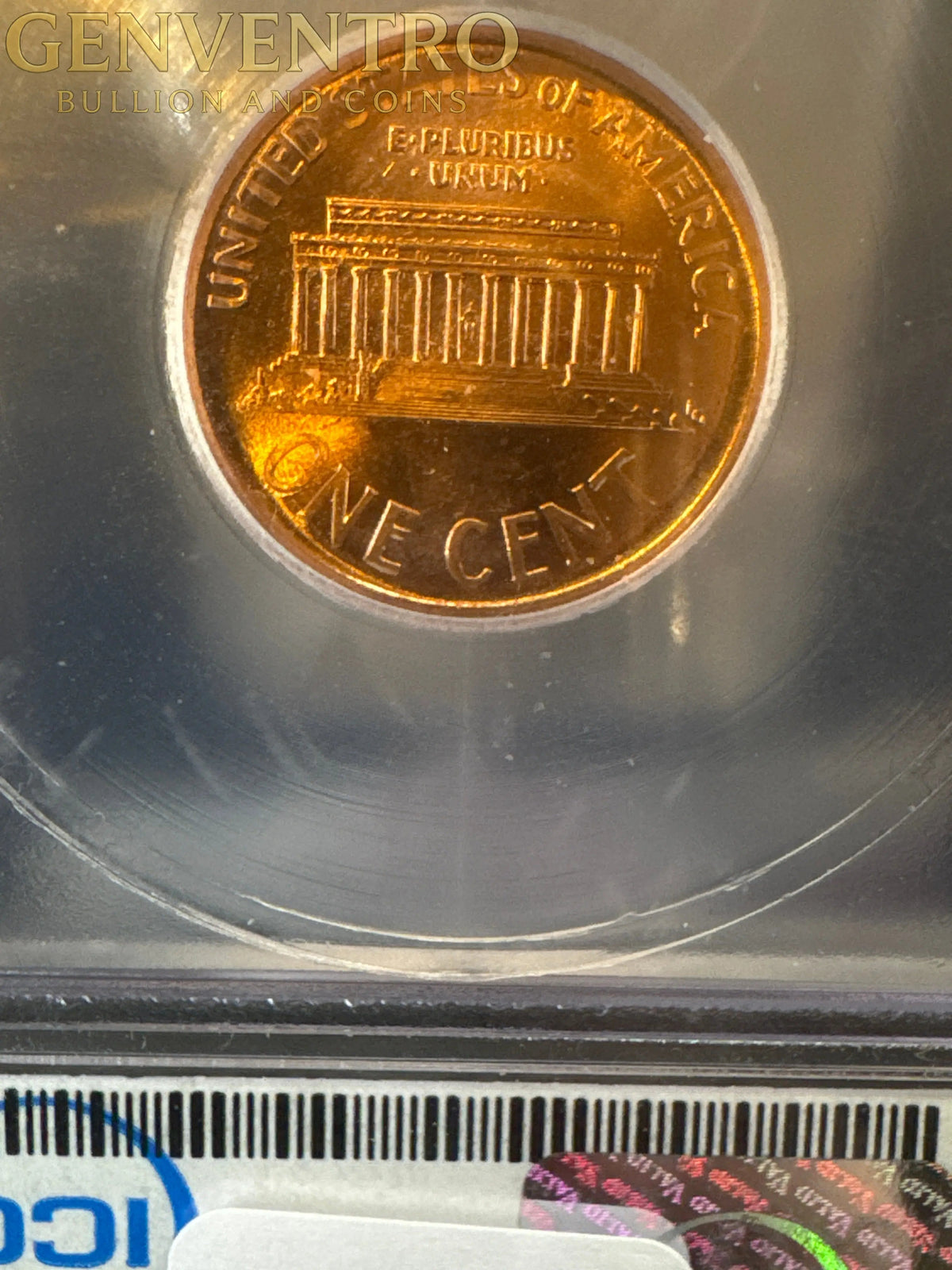 1998 Lincoln 1 cent ICG Austin Hutto "Sin City Hoard"