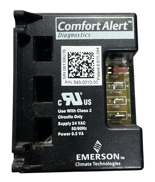 OEM EMERSON COMFORT ALERT 543-0010-00 CONTROL BOARD HVAC