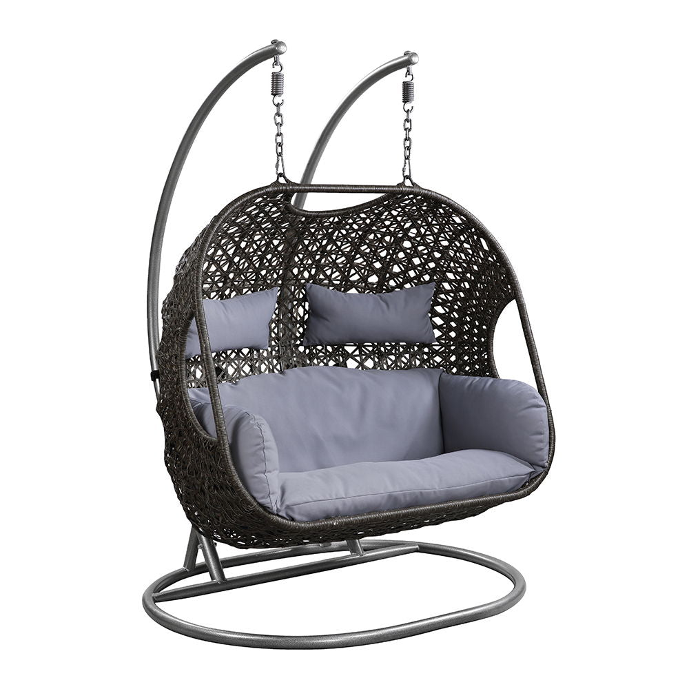Vasant - 52" Hanging Chair - Fabric & Wicker