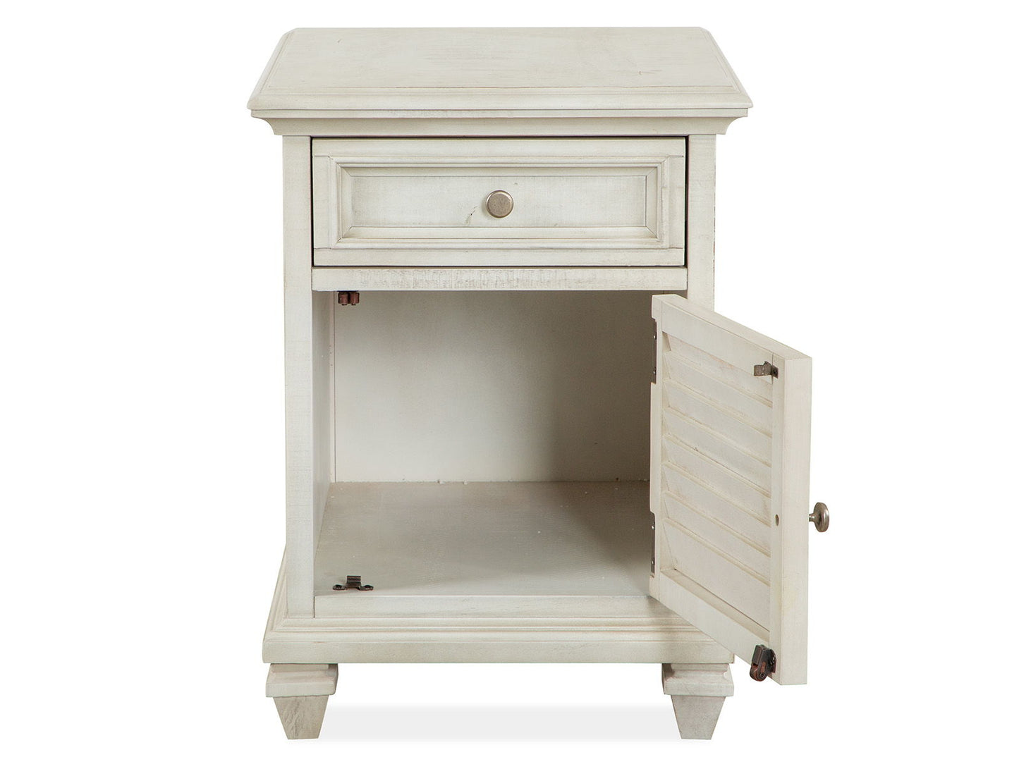 Newport - Chairside End Table - Alabaster