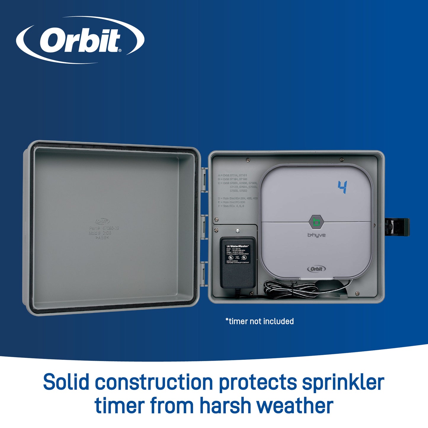 Outdoor Sprinkler Controller Cabinet with GFCI 57095