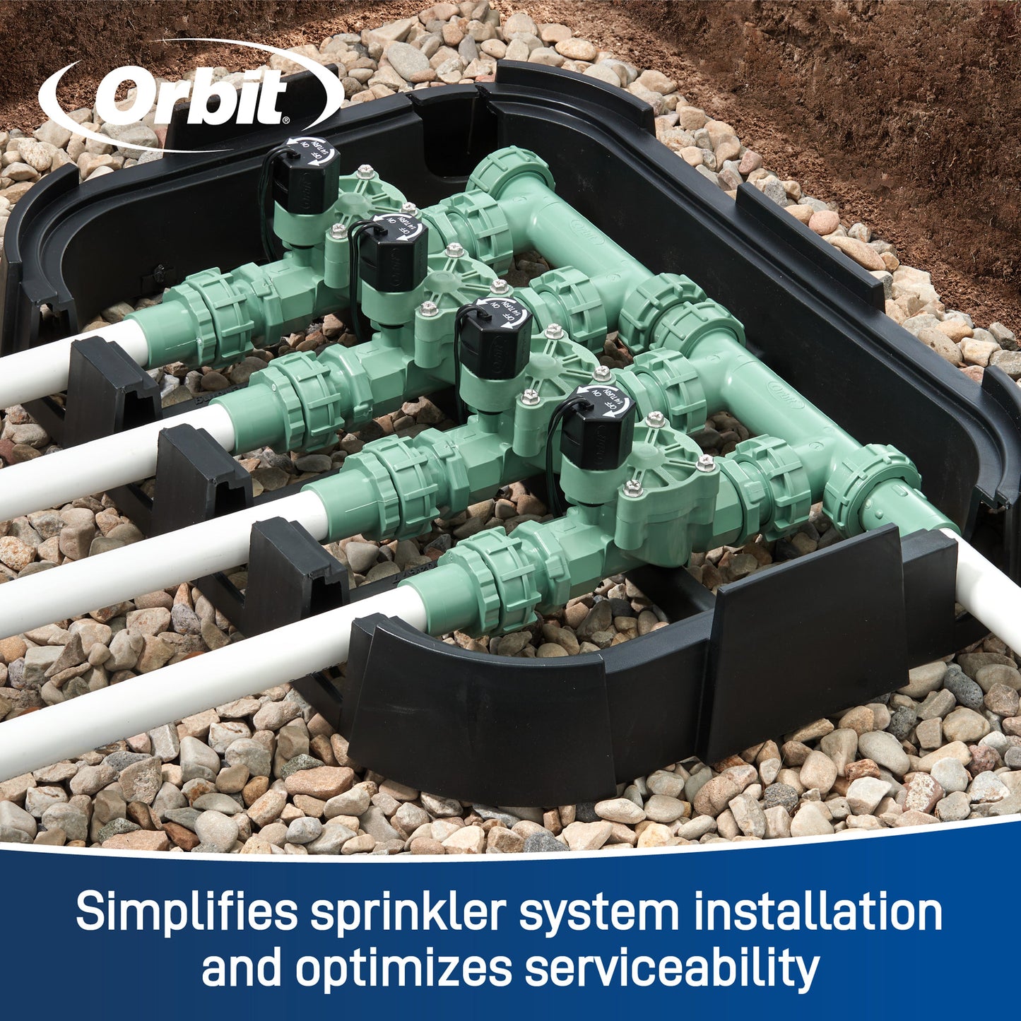 3-Valve Preassembled Manifold with HDPE Adapters 91207