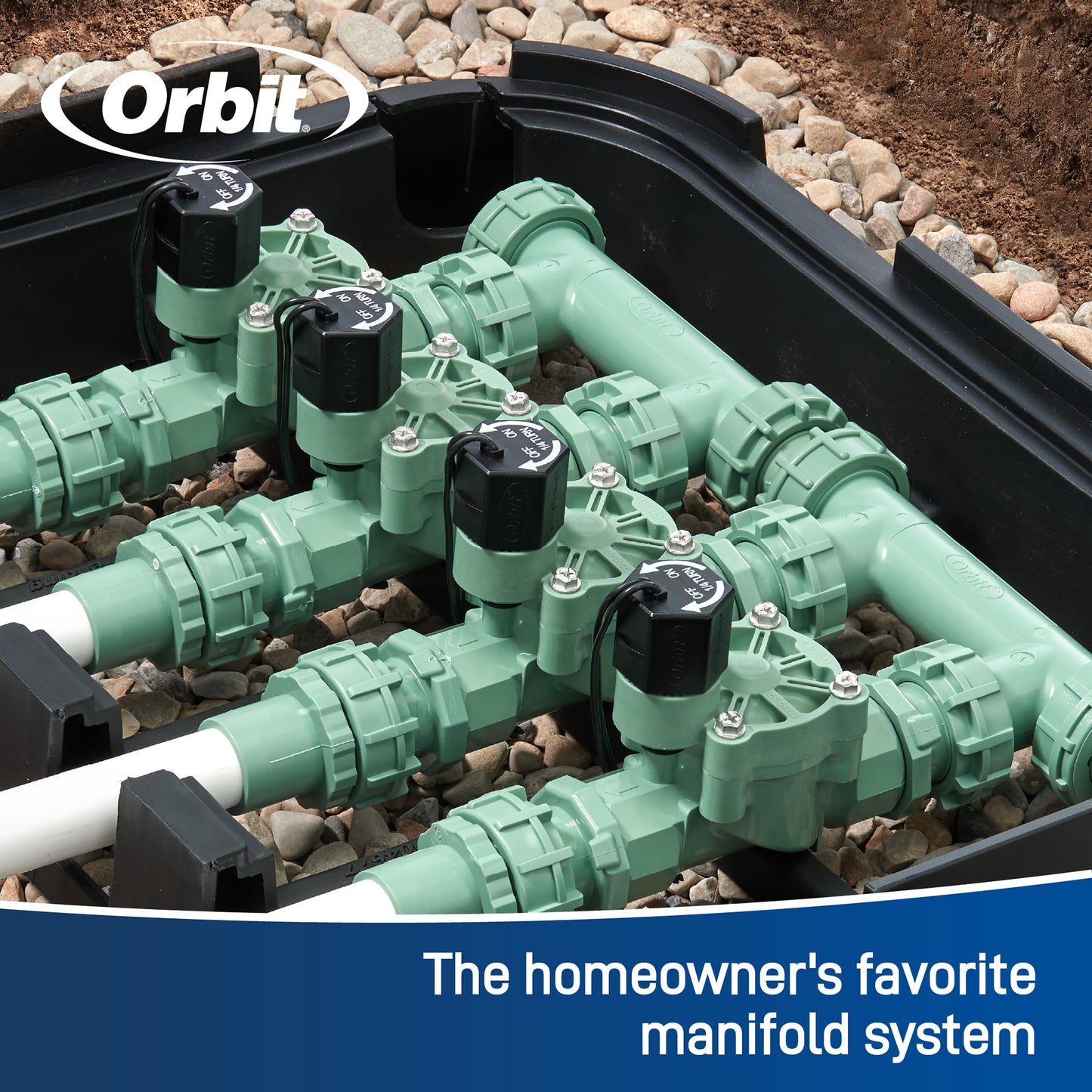 3-Valve Preassembled Manifold with PVC Adapters 57253