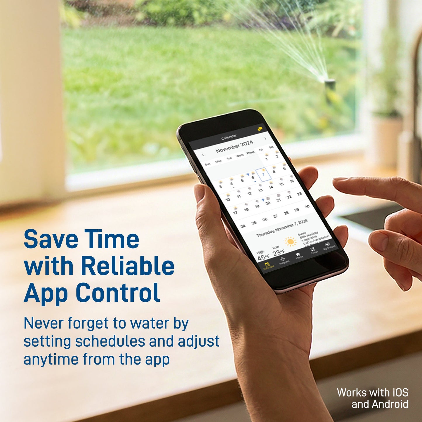 B-hyve Smart 6-Zone Indoor/Outdoor Sprinkler Controller Wi-Fi & Bluetooth | 57946