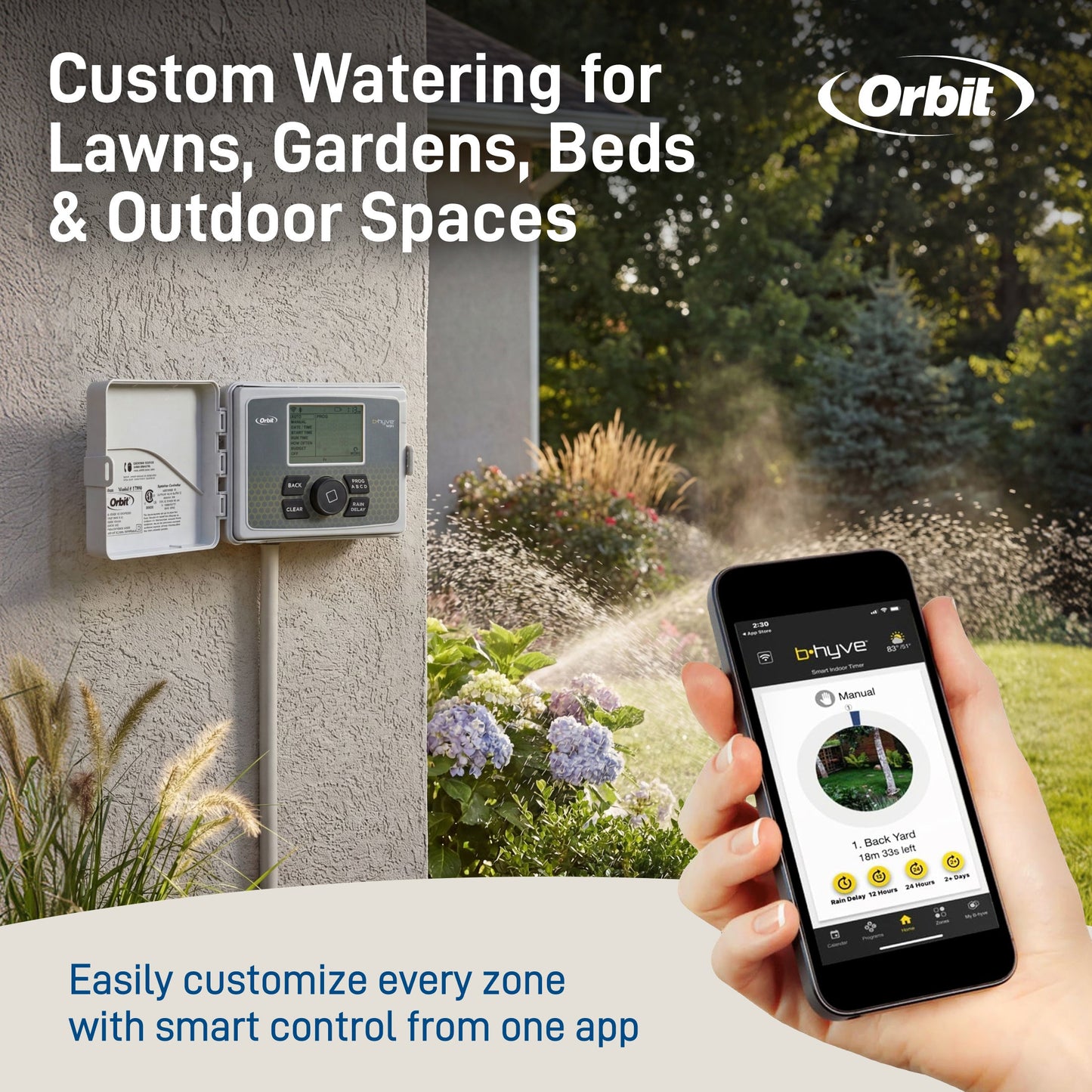 B-hyve 12-Station Indoor/Outdoor Controller 57950
