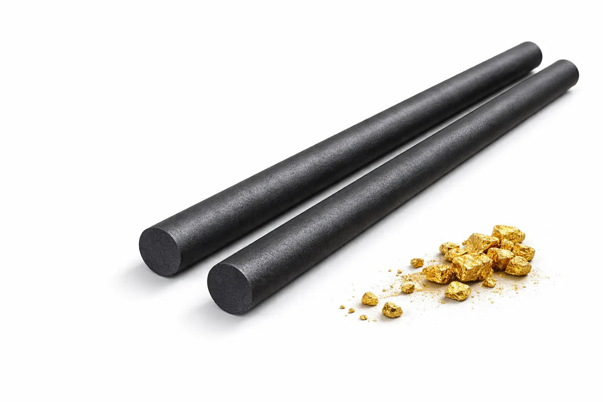 Gold Melting Kit Borax Flux + Small Ceramic Crucible + 1/2" Graphite Rod Tool