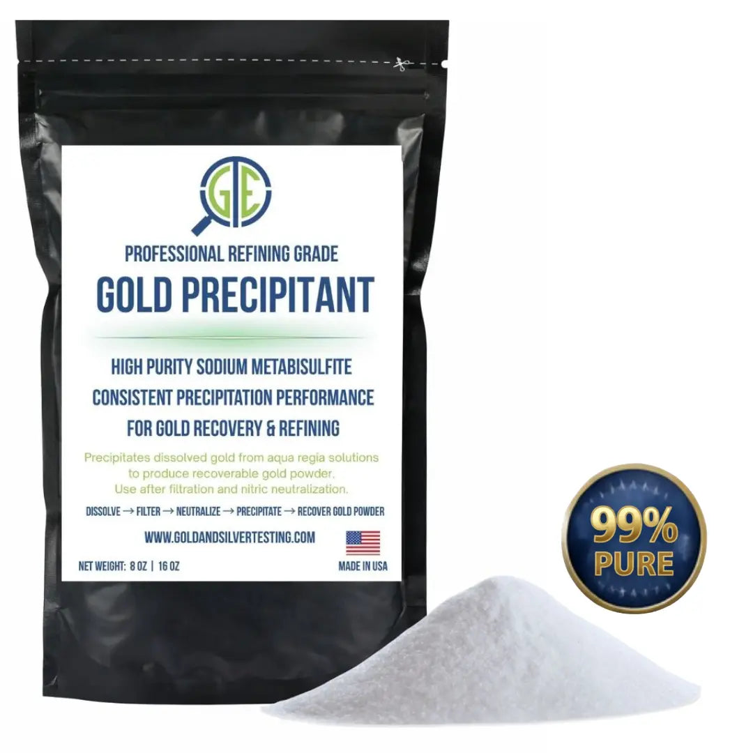 Gold Precipitation Kit 5lb Sodium Metabisulfite SMB Gold Refining Recovery