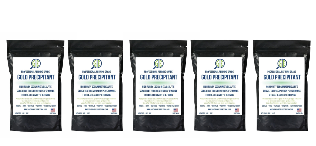 Gold Precipitation Kit 10lb Sodium Metabisulfite SMB Gold Refining Recovery