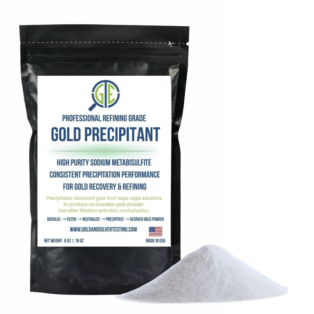 Gold Precipitant 16 oz Refining Test Acid Aqua Regia Metals SMB Pyrosulfite