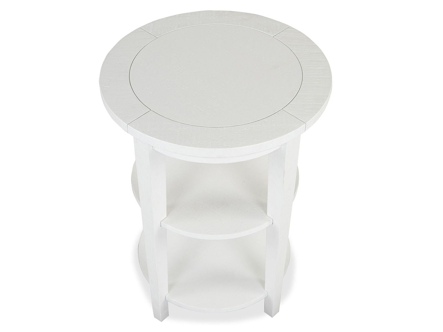 Heron Cove - Round Accent End Table - Chalk White