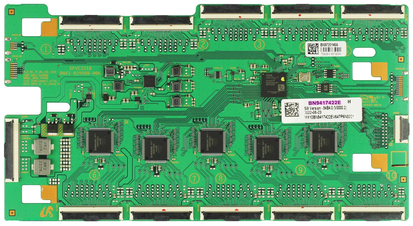 BN94-17422E Samsung MAIN SUBCON Board for QN75Q900BFXZA