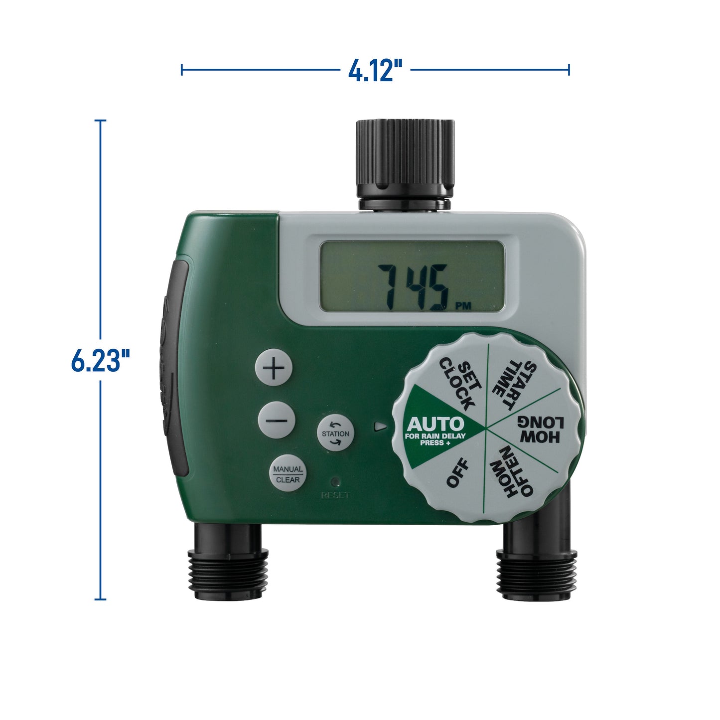 Digital 2 Outlet Hose Faucet Timer 58910