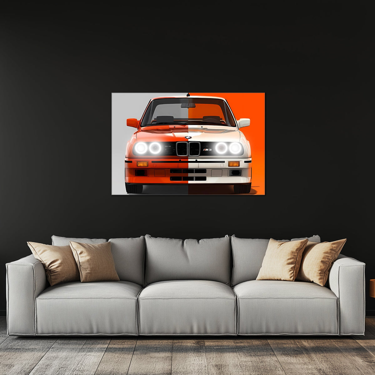 E30 LED Neon Wall Art Sign - Vibrant UV Acrylic Garage Decor