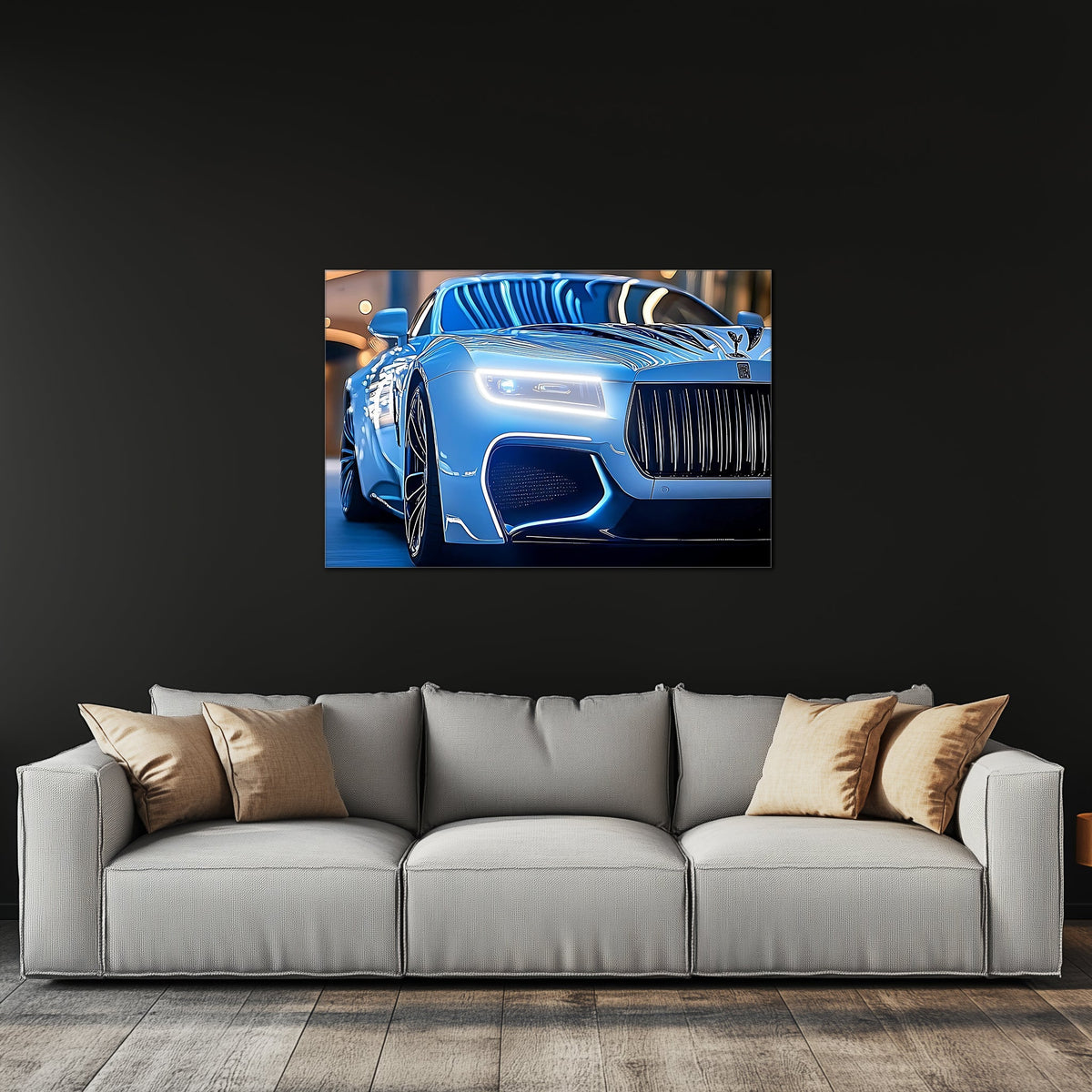 BMW LED Neon Acrylic Wall Poster Sign - Lighted Garage Decor