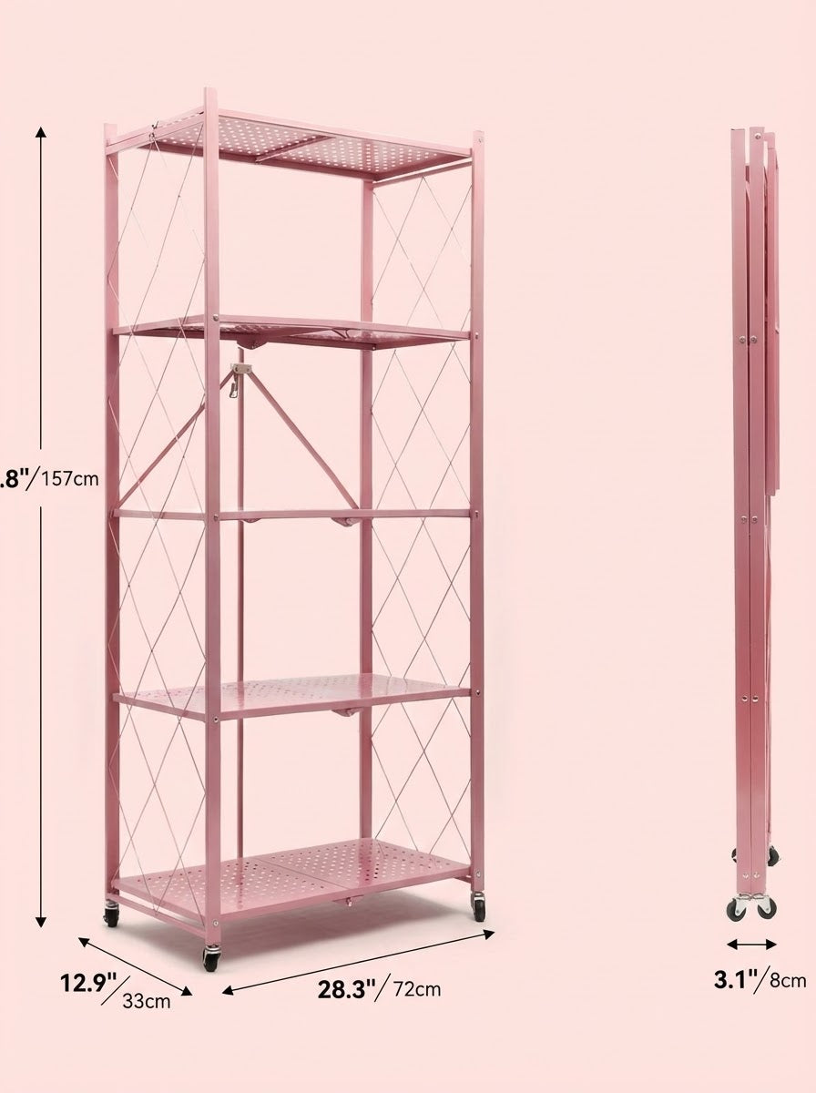 Heavy-Duty Shelving Unit | Metal 3/4/5-Tier Storage Rack