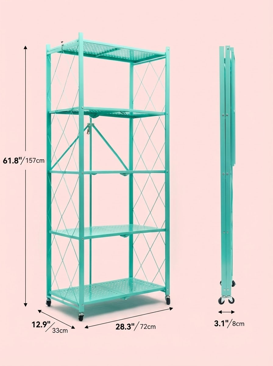 Heavy-Duty Shelving Unit | Metal 3/4/5-Tier Storage Rack
