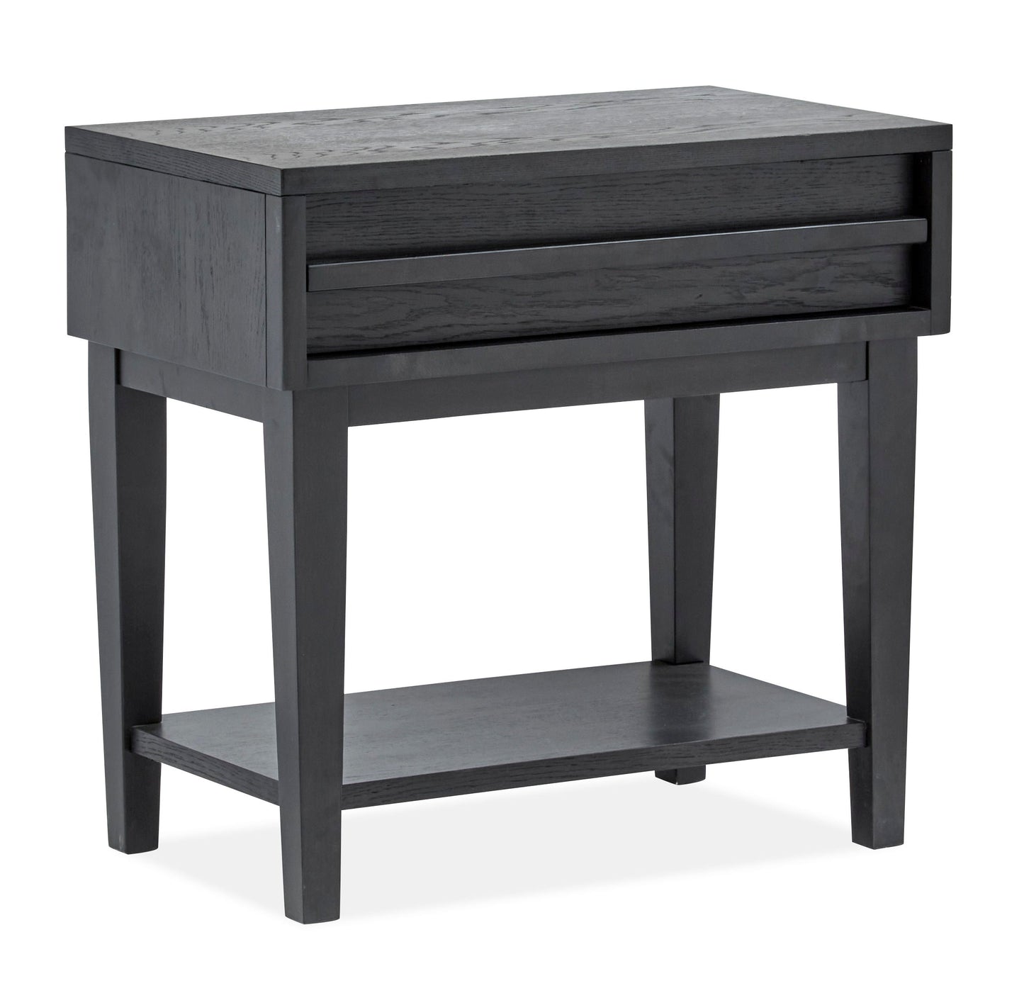 Lindon - Dark Open Nightstand - Coffee Bean