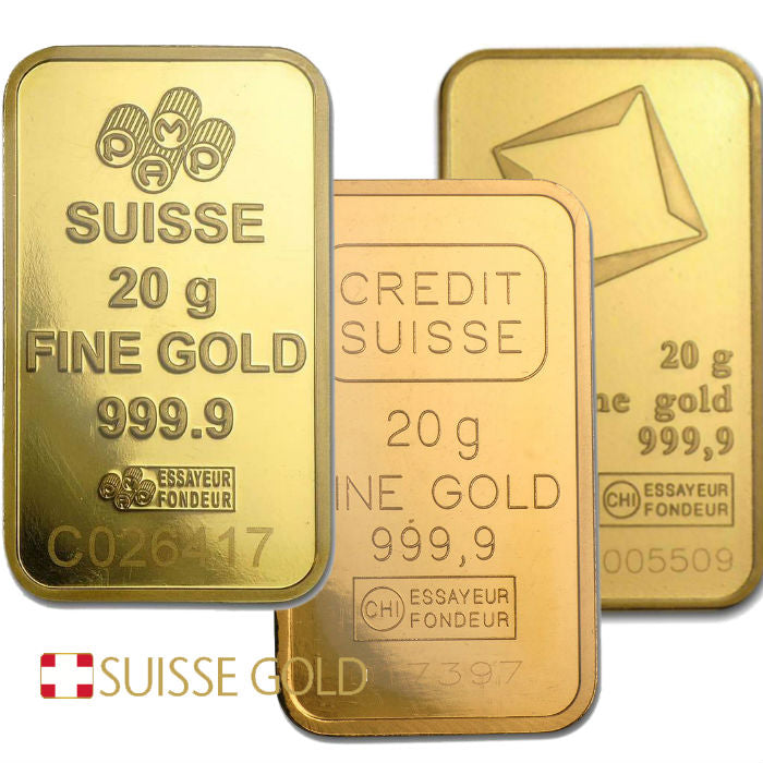 20 Gram Gold Bar 999 Fine Investment Grade Bullion