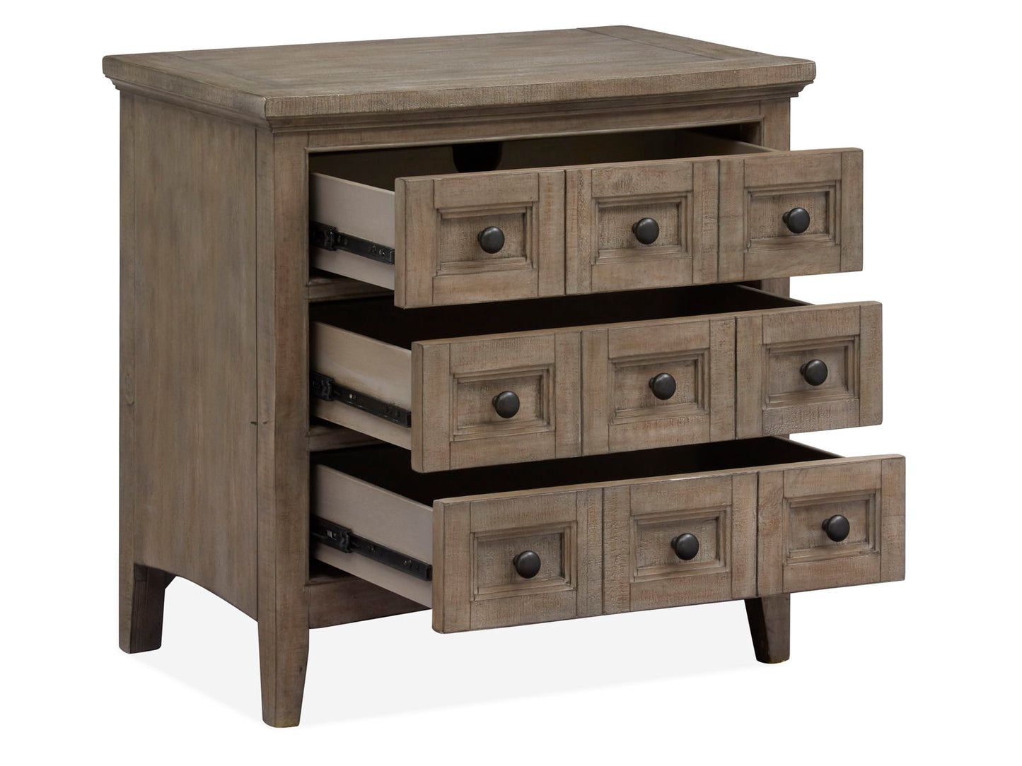 Paxton Place - Wood Drawer Nightstand - Dove Tail Gray