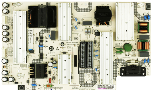 60101-03775 Vizio Power Supply, SHG5501B-116E, 25-DB5912-X2P1, CQC14134104969, M656-H4