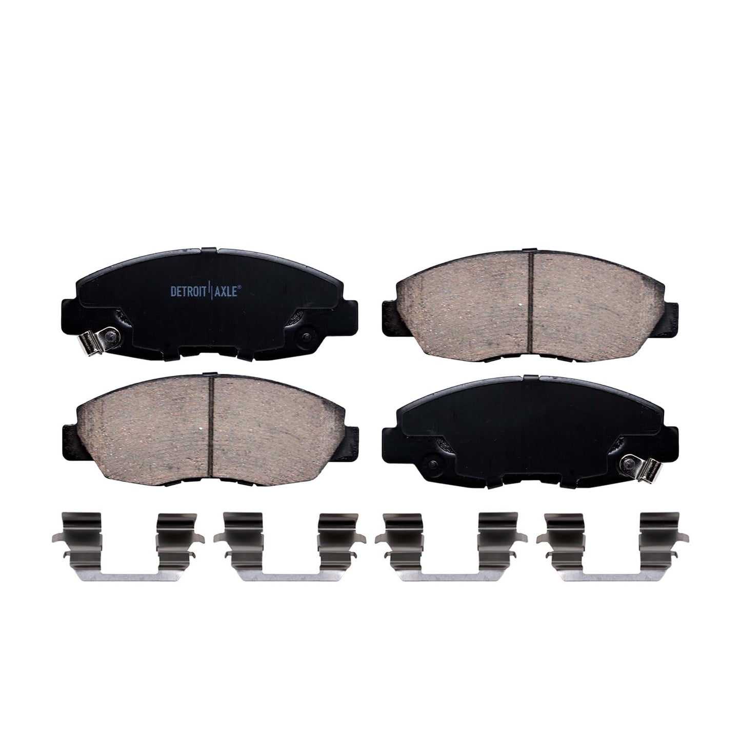 Detroit Axle - Kit de freno delantero para Chrysler 200 Sebring Dodge Avenger Caliber Jeep Compass Patriot Rotores de freno de cerámica Reemplazo de pastillas de freno : rotores delanteros de 11.57