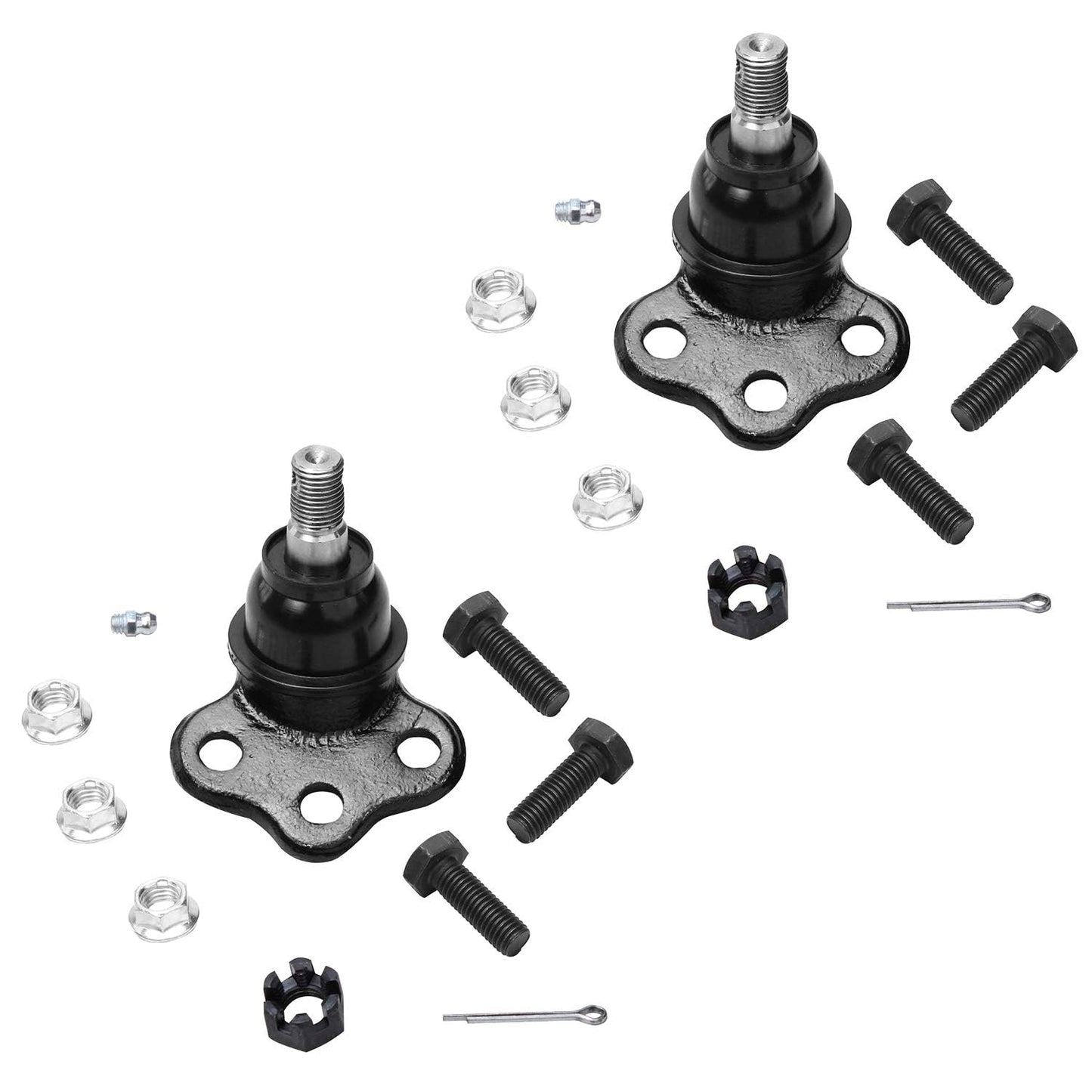 Detroit Axle - 4WD Front 4pc Ball Joints for Ford F-250 F-350 F-450 F-550 Excursion, 4 Upper & Lower Ball Joints Replacement