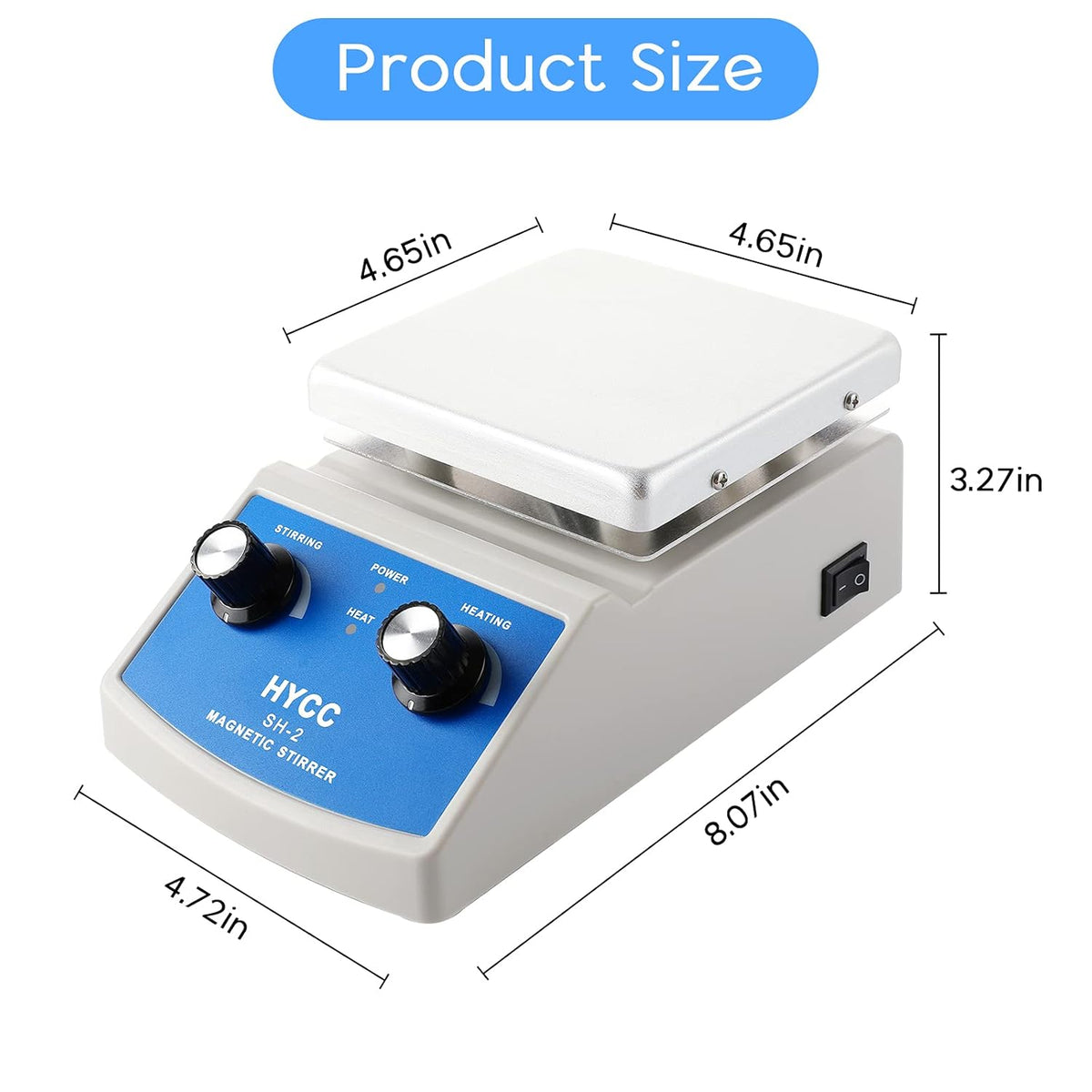 Gold Precipitation Kit – 1500mL Borosilicate Glass Beaker & Magnetic Stirrer Hot Plate