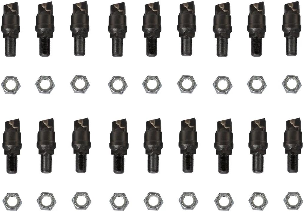 (1 Pack / 18 Pcs) Teeths and Nut for MechMaxx SG24; SG24PRO; SG61; SG30PRO Stump Grinder