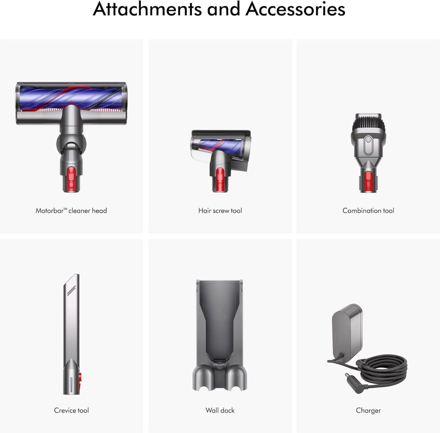 Dyson V8 Cordless Vacuum, Cleans Hard Floors and Carpets, Detangles, Converts to Handheld, 115AW, 2 Power Modes, Up to 40 Minutes¹