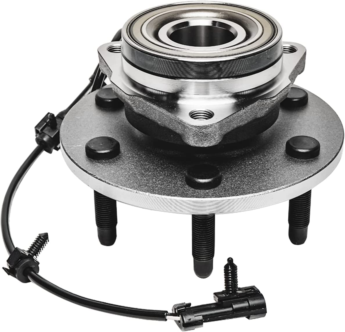 Detroit Axle - 4WD Front Wheel Bearing Hub for Ford F-250 F-350 Super Duty 2011-2016, Replacement 2012 2013 2014 2015 F-250 F-350 Super Duty (SRW Models) Wheel Bearing and Hub Assembly
