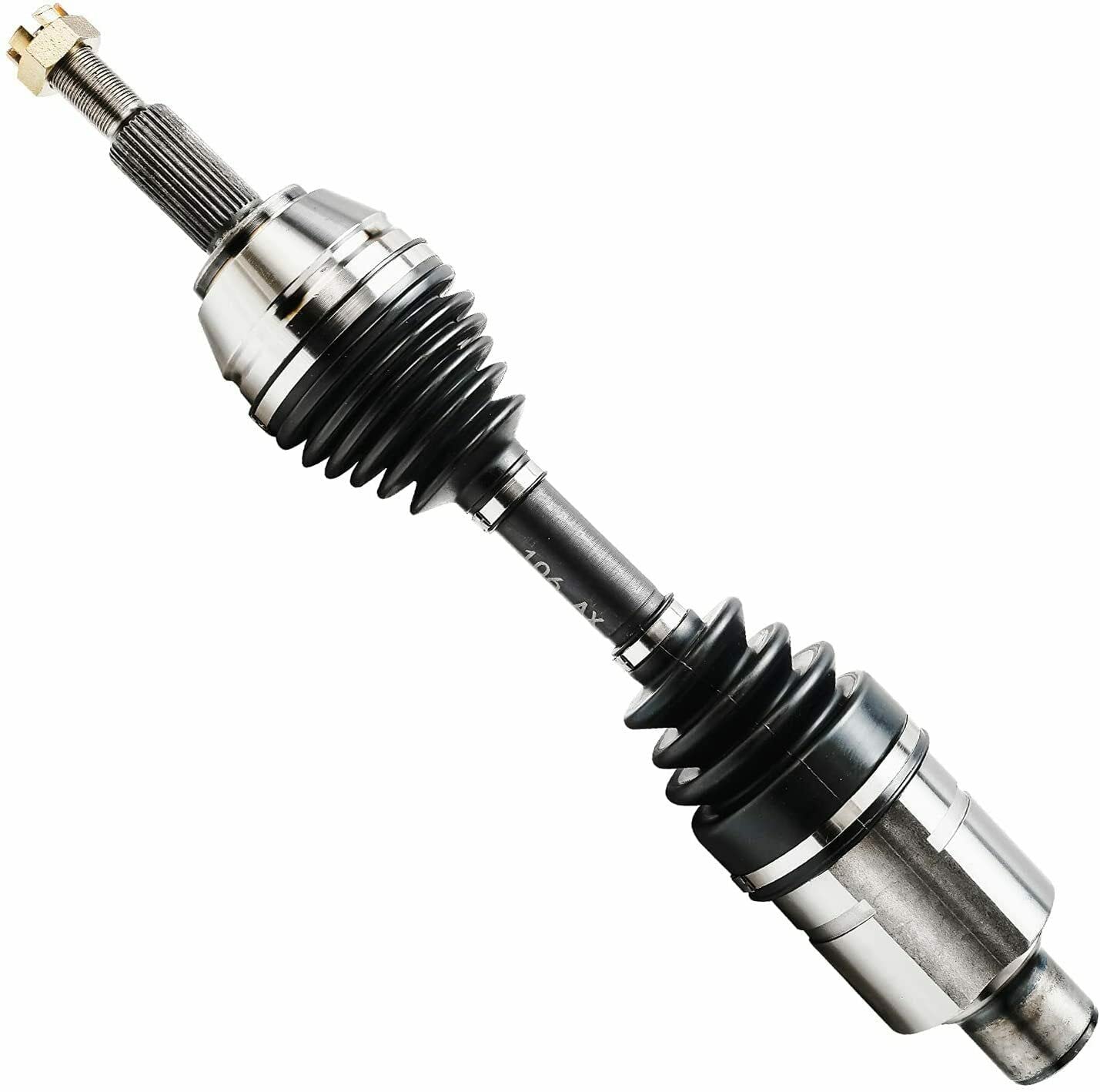 Detroit Axle - 4WD 2 Front CV Axle Shafts for 2007-2020 Chevy Silverado 1500 GMC Sierra Suburban Yukon XL 1500 Tahoe Avalanche Escalade ESV EXT 6 Lugs CV Axle Shafts Assembly Pair Replacement