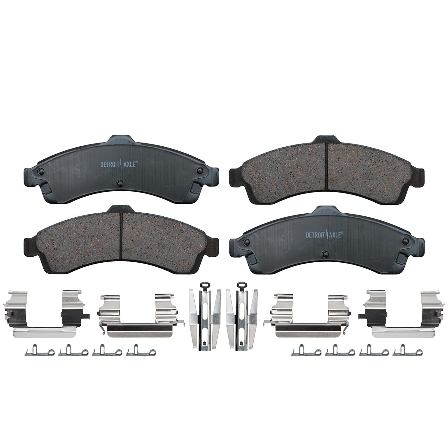 Detroit Axle - 6pc Rear Brake Kit for 2005-2016 Honda CR-V 2010-2018 RDX 2010 2011 2012 2013 2014 2015 2016 Disc Brake Rotors Ceramic Brakes Pads Replacement