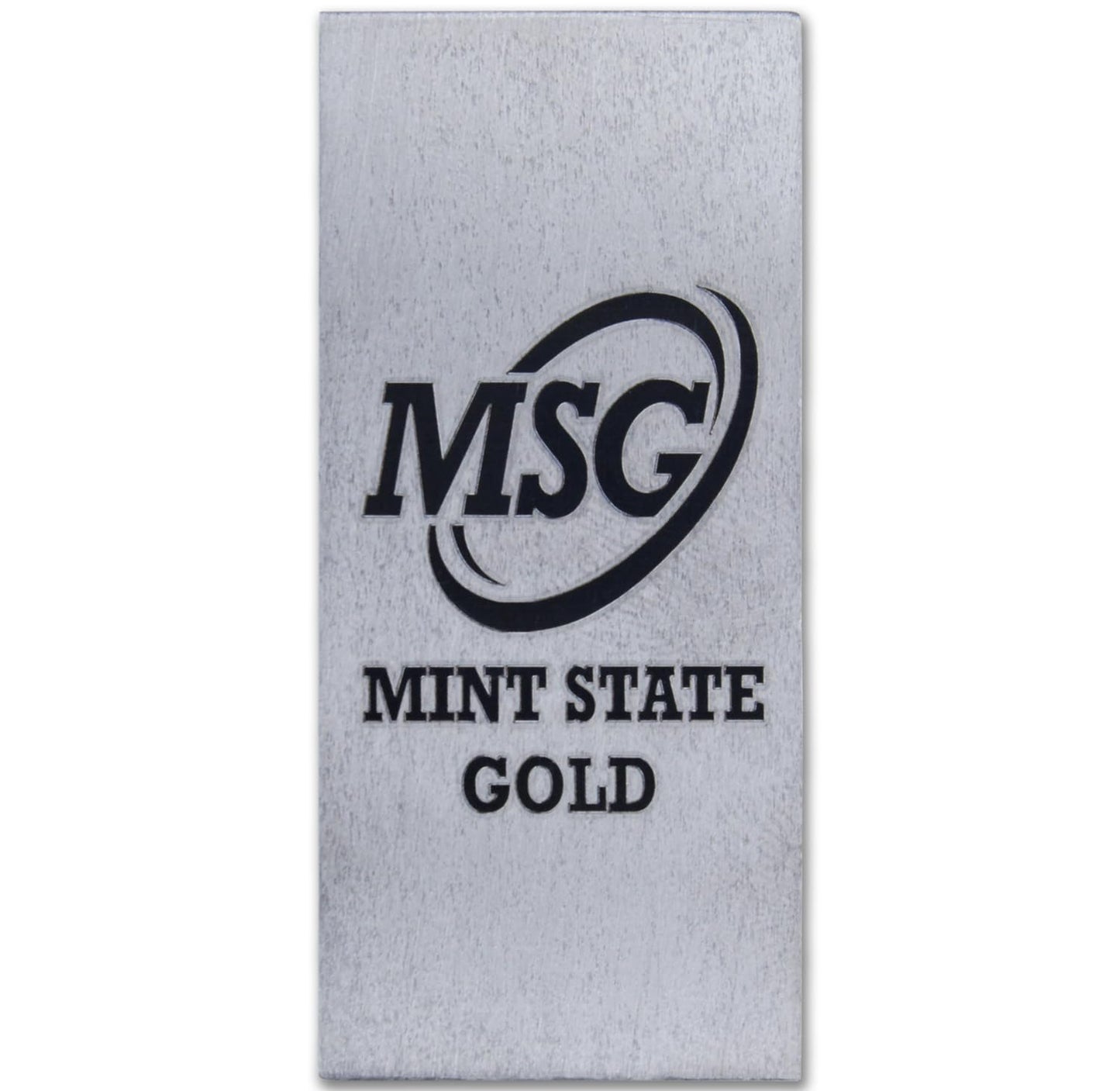 1 oz Silver Plated Bar (Flat Style) .999 Pure Paperweight - Element Design with Certificate of Authenticity