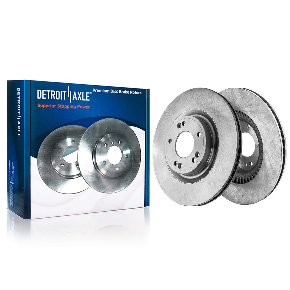 Detroit Axle - Front Brake Rotors for Chevrolet GMC Silverado Sierra