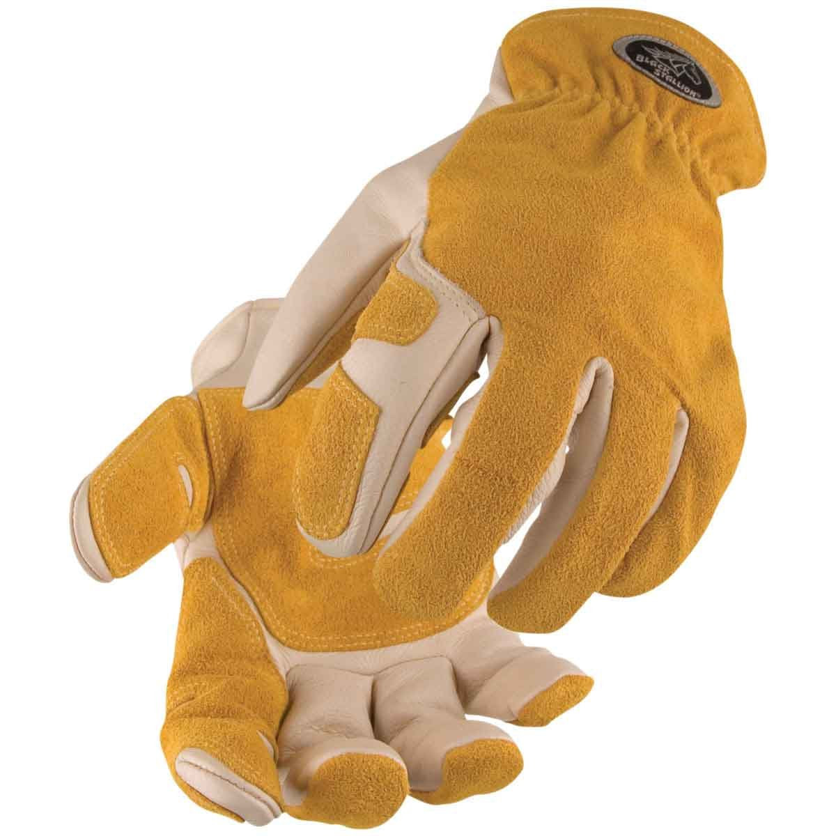 Black Stallion Men's Versatile Grain Cowhide Palm Drivers Glove
