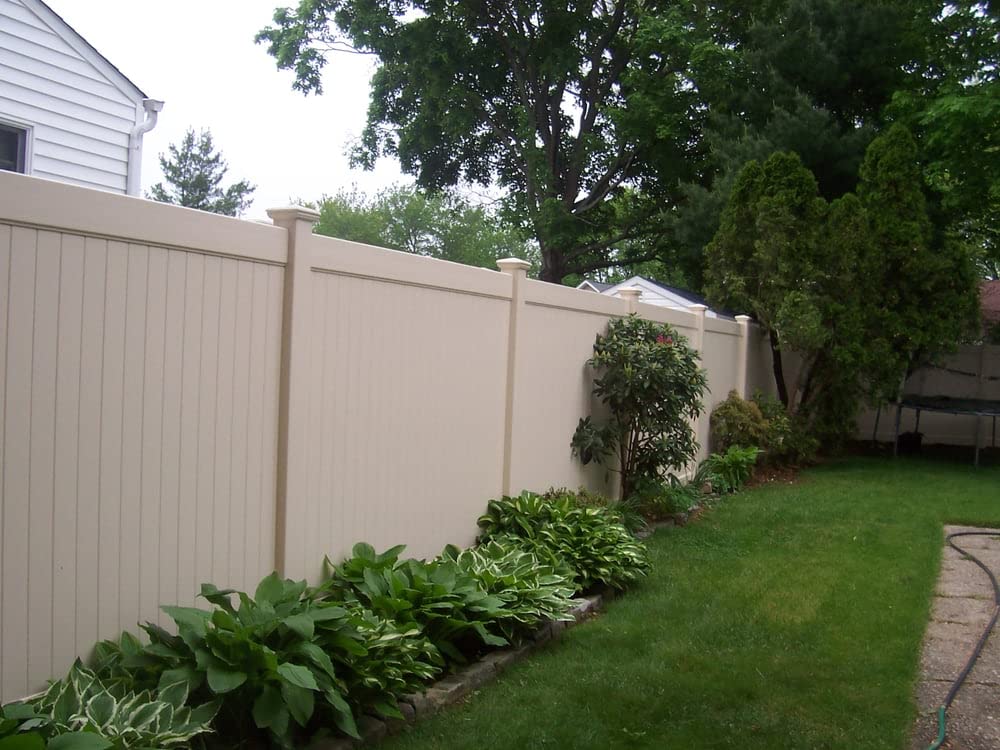 Vinyl Fence Warehouse - 5x5-inch Vinyl New England Post Cap (60, Tan)