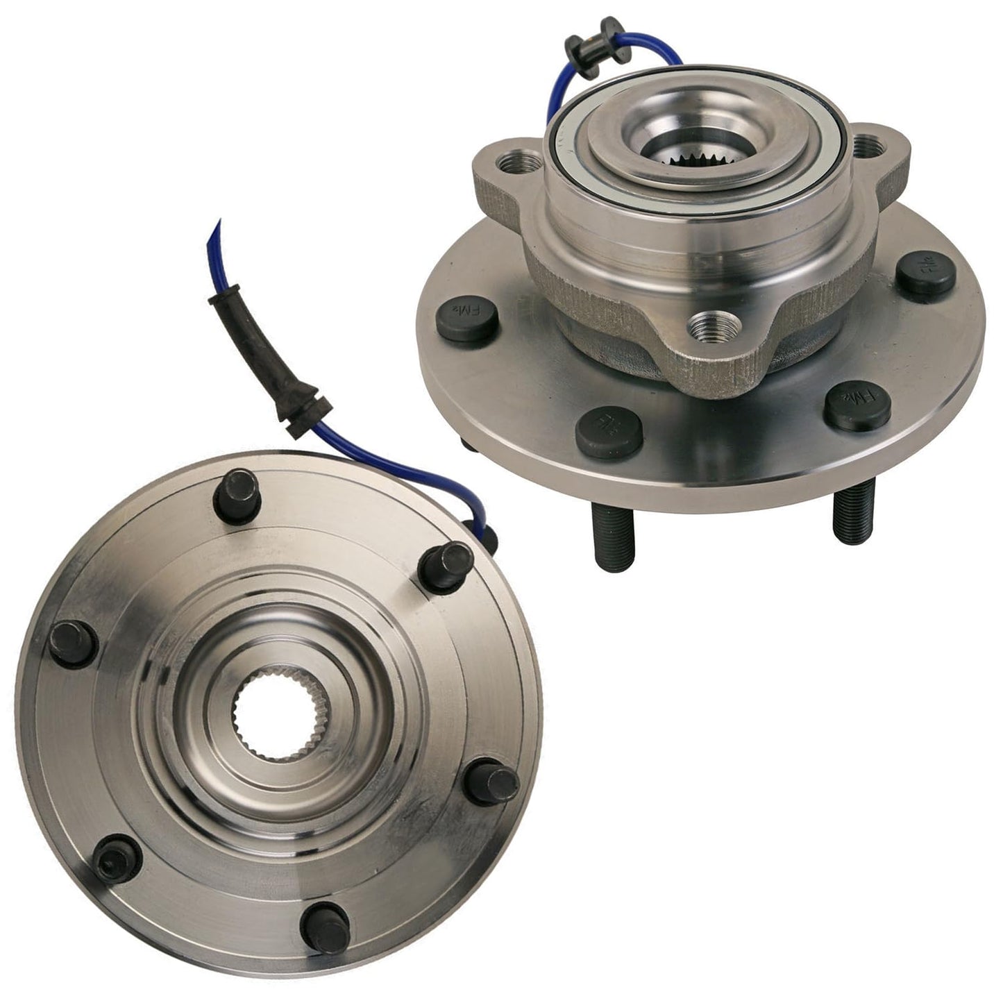 Detroit Axle - 2 Front Wheel Bearing Hub Assembly for Chevy Malibu 2013-2015 Impala 14-17, for Buick Lacrosse Regal 11-17 Cadillac XTS CTS 14-16, for GMC Terrain Equinox 10-17, 5 Lugs Replacement