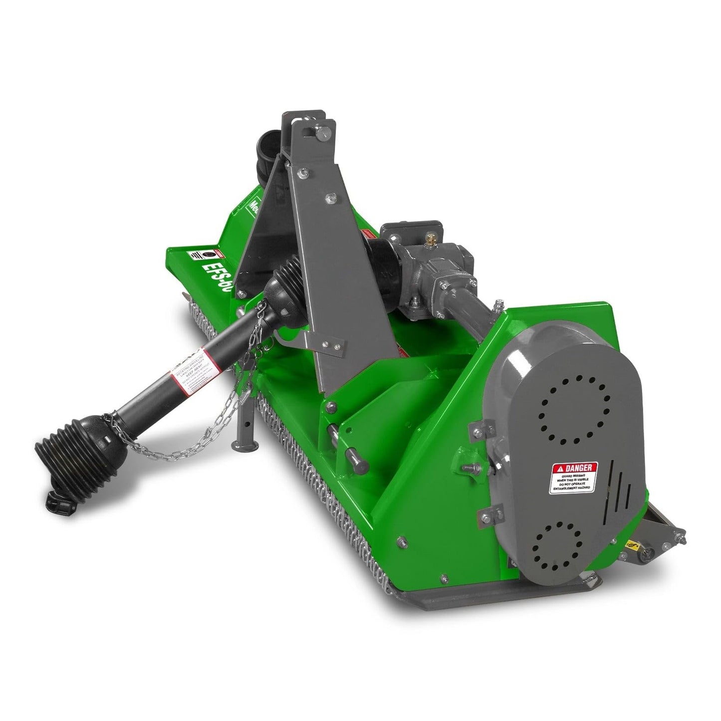 MechMaxx 60'' inch PTO Powered 3 Point Standard Duty Flail Mower for 15-35hp Tractor, NOT Suitable for Quick Hitch, Model EFS60 Orange