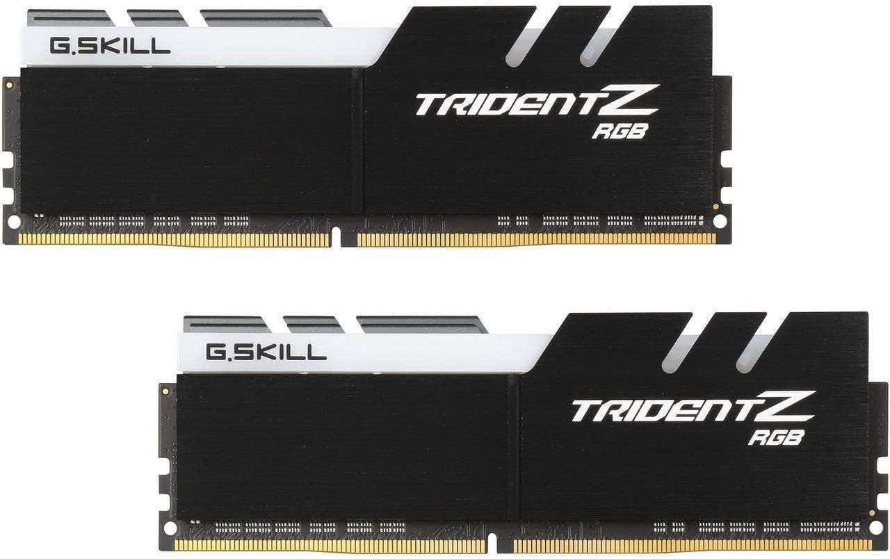 G.SKILL Trident Z RGB Series DDR4 RAM (XMP) 16GB (2x8GB) 3000MT/s CL16-18-18-38 1.35V Intel AMD Desktop Computer Memory U-DIMM (F4-3000C16D-16GTZR)