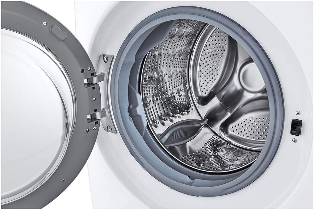 LG WM3400CW 4.5 cu ft Front-Load Washer – High-Efficiency, LoDecibel™ Quiet Operation, 6Motion™ Technology, White