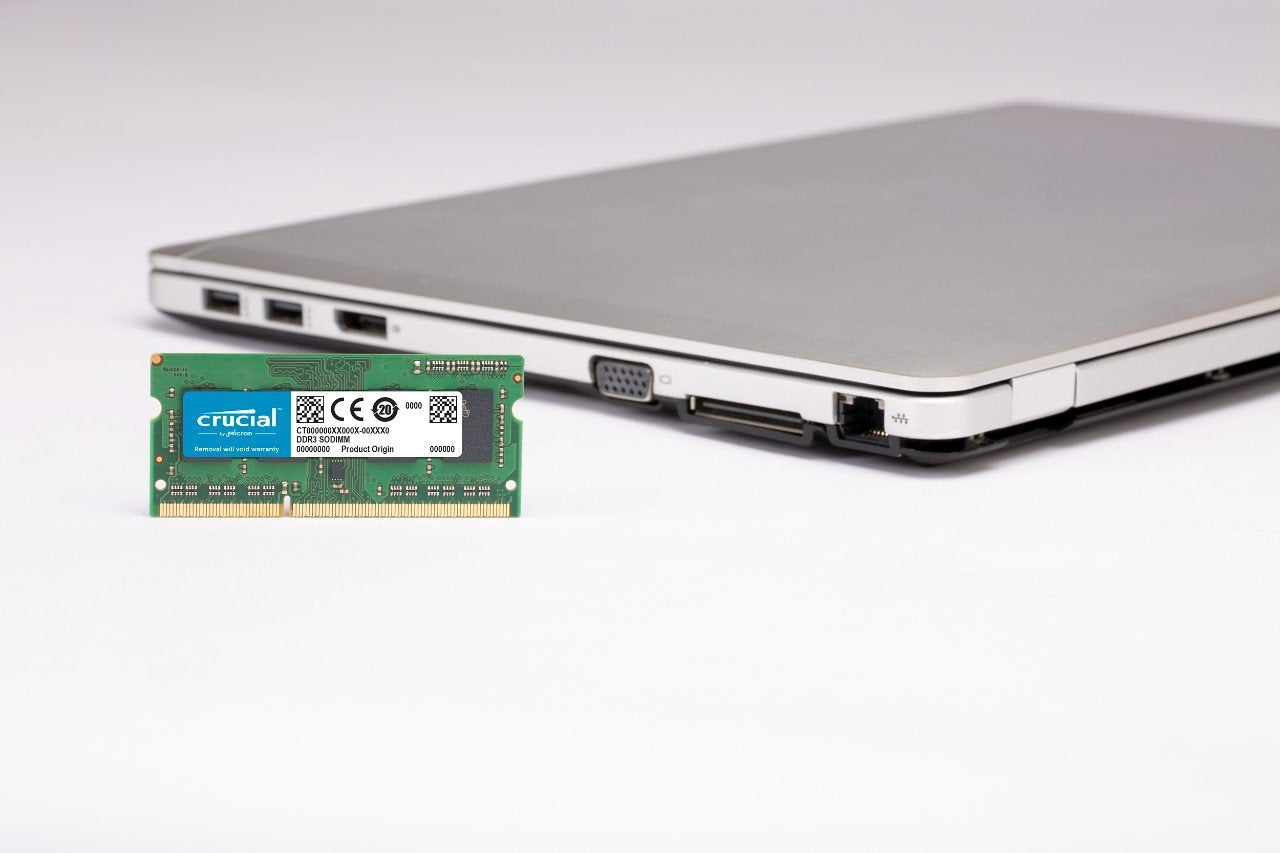 Crucial RAM 8GB DDR3 1600 MHz CL11 Laptop Memory CT102464BF160B