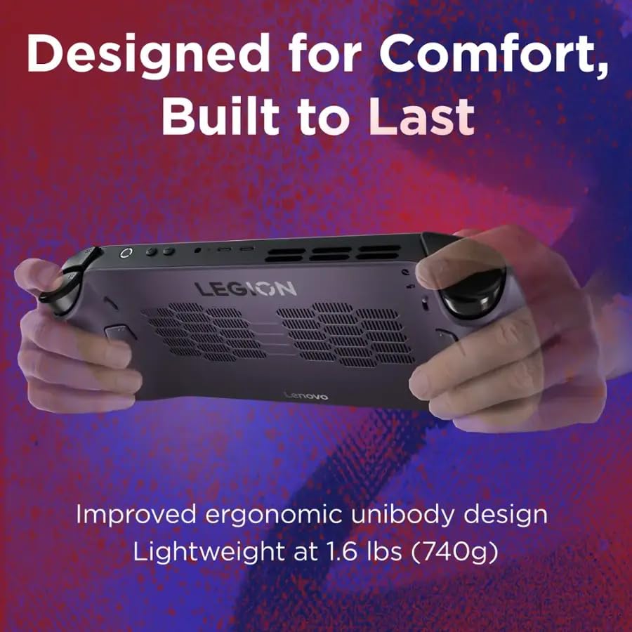 Lenovo Legion Go S 8APU1 Gaming Handheld - AMD Ryzen Z1 Extreme (3.30 GHz up to 5.10 GHz) - 8″ WUXGA (1920 x 1200) 120Hz - Graphics AMD Radeon 780M / RDNA™ 3 - SteamOS - 32GB with 1TB SSD. (Renewed)