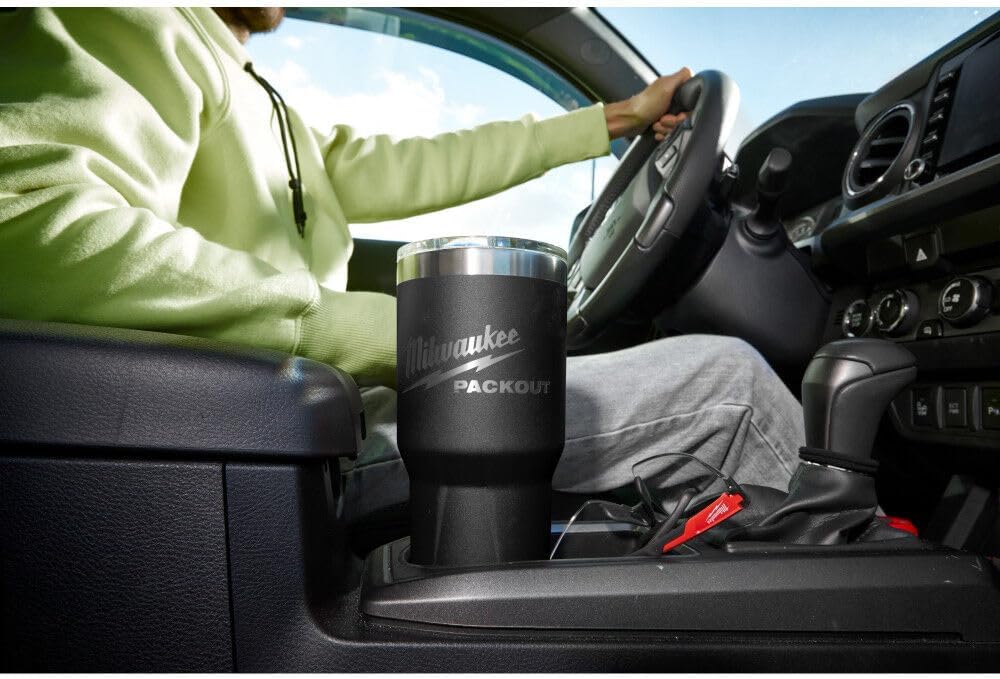 Milwaukee Packout Insulated Tumbler 890 Ml (Black) - 48-22-8393B